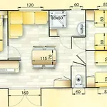 Horská chata Zecamping 4 Etoiles Familial Hammam Bain A Remous Et Sauna *