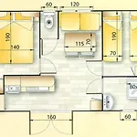 Horská chata Zecamping 4 Etoiles Familial Hammam Bain A Remous Et Sauna *